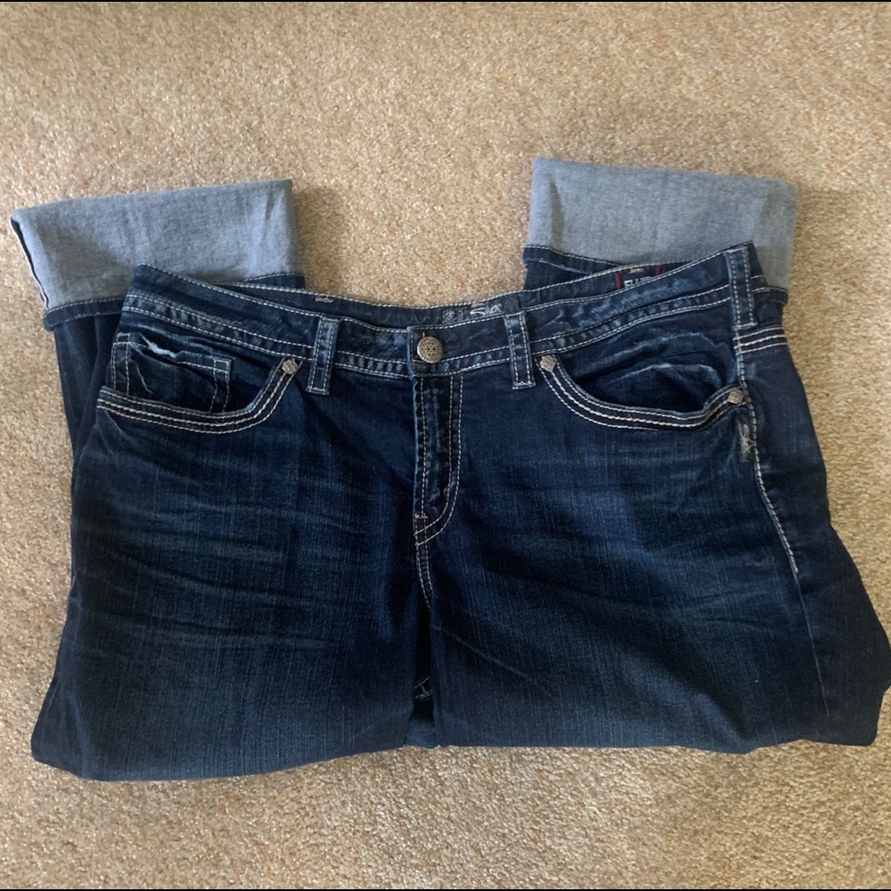 Silver brand denim capris